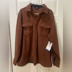 Member’s Mark Polar Fleece button up shirt size Large